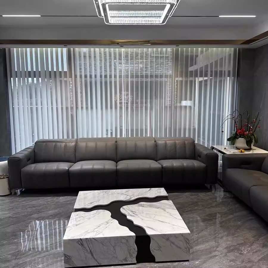 宝GE丽大理石茶几客厅家用小户型现代简约新款高端设计师别墅图片