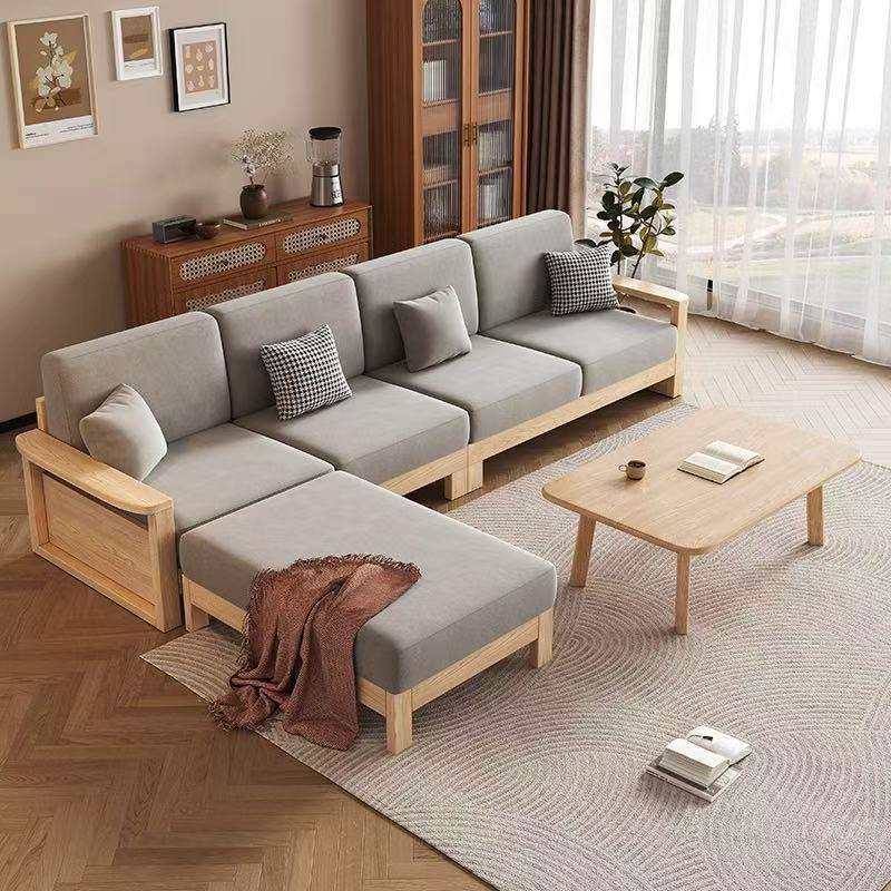 北欧白蜡木实木沙发茶几组合简约转角贵妃冬夏两用储物小户型沙发,电子元器件市场,其它元器件,淘宝优惠券,粉丝福利购,淘宝优惠卷