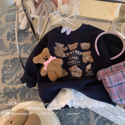 QD25002小熊卫衣