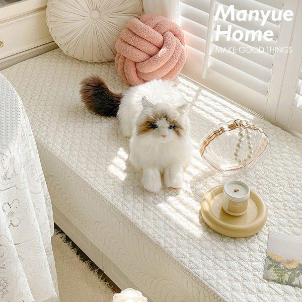 蔓越家 暖日晒窗 全棉水洗棉飘窗垫卧室窗台垫坐垫防滑榻榻米垫,居家布艺,飘窗垫,淘宝优惠券,粉丝福利购,淘宝优惠卷