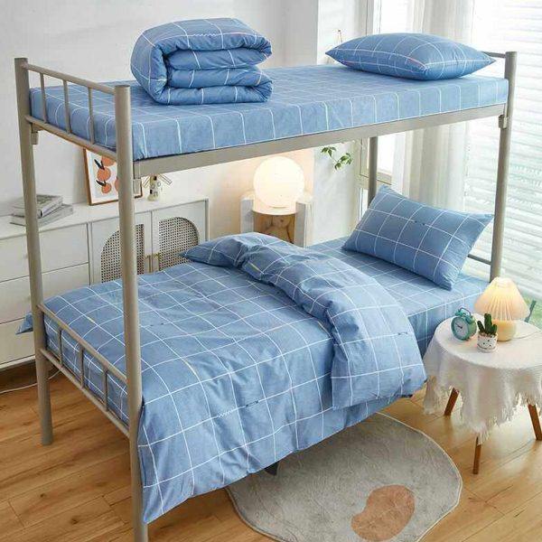 大学生床单被套三件套宿舍单人简约时尚寝室床上四件套3上下铺男,床上用品,学生床品套件,淘宝优惠券,粉丝福利购,淘宝优惠卷