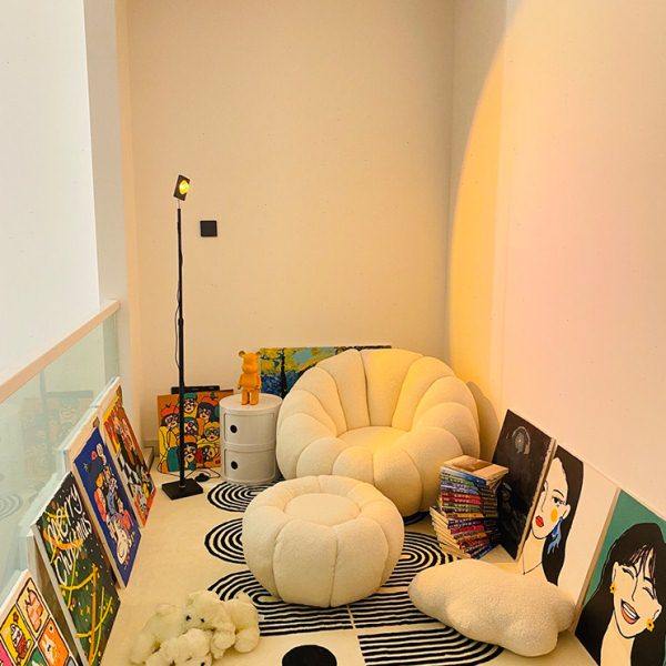 懒人南瓜沙发单人沙发椅网红款女生卧室房间小沙发座椅阳台休闲椅,住宅家具,懒人沙发,淘宝优惠券,粉丝福利购,淘宝优惠卷