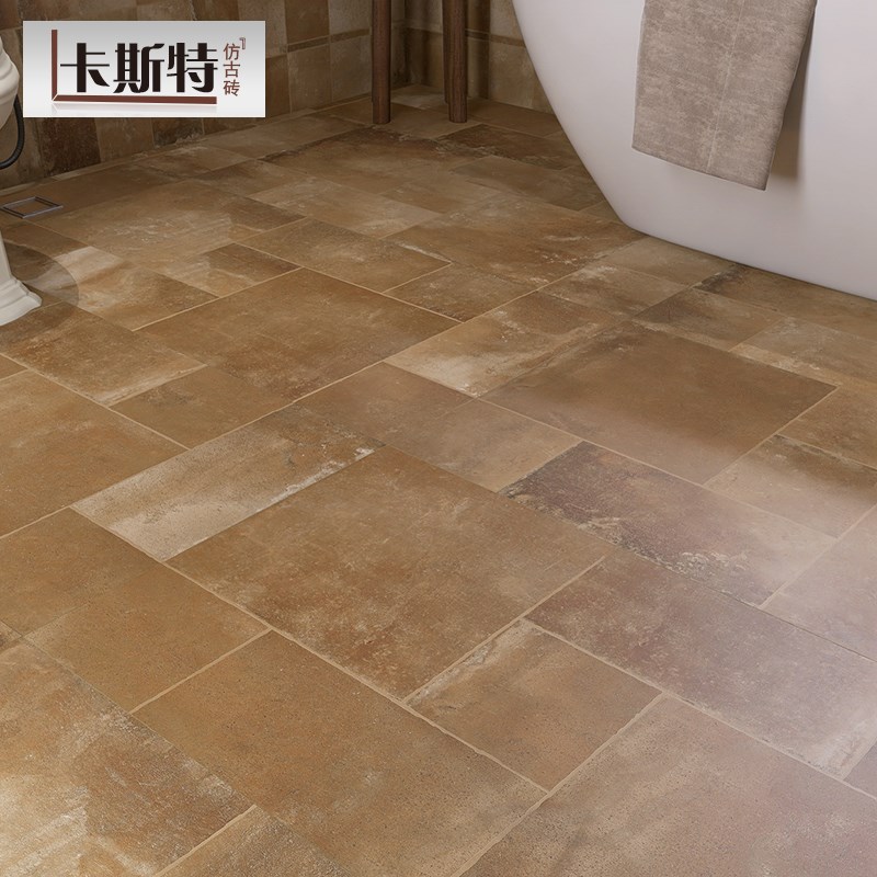 法式古堡风莱姆石地砖厨房卫生间花砖民宿M墙裙墙砖复古瓷砖咖啡