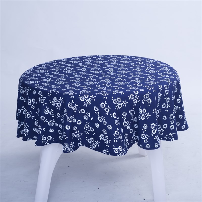 东北大花磨毛桌布农家乐酒吧茶馆餐桌布圆桌布中国民X族风饭店桌