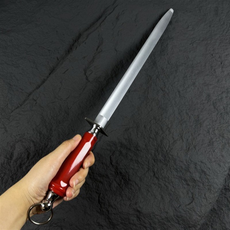 超密细纹磨刀棒扁棒心屠夫专用磨刀棍挡刀棍屠宰肉联家用磨刀神器