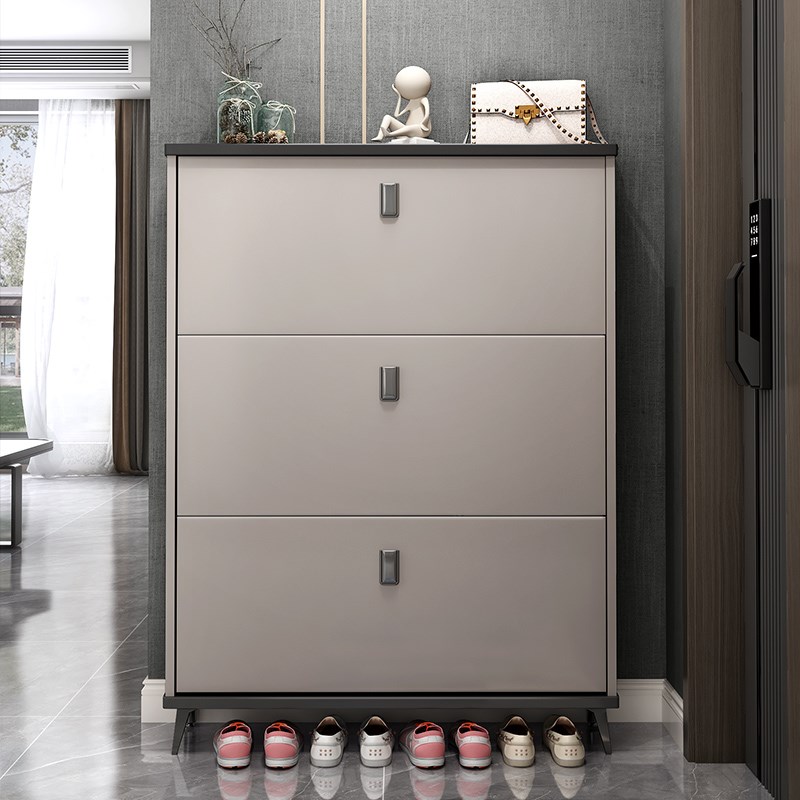 7T鞋柜家用门口2024新款款翻斗窄鞋架进门入户一体靠