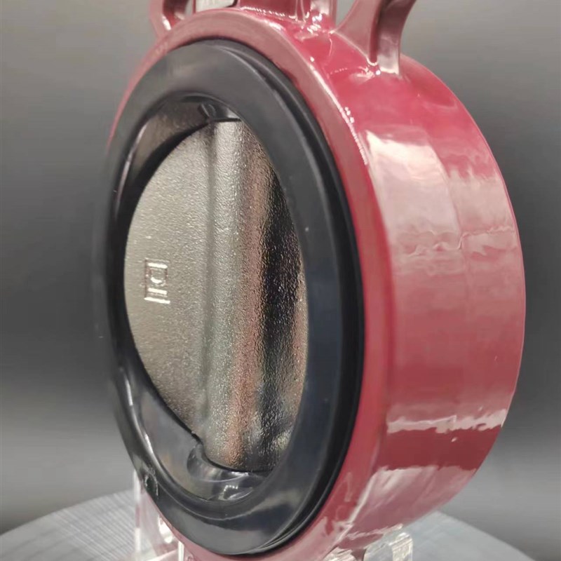 D071X-16Q  新型对夹v蝶阀立威新体1 无驱动中线对夹蝶阀 球墨板