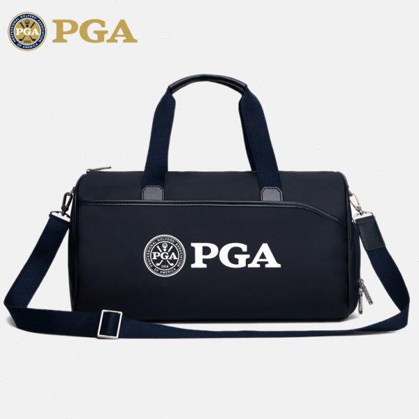 PGA 高尔夫衣物包 超轻便携大容量 男女衣服包 独立鞋袋 超纤皮