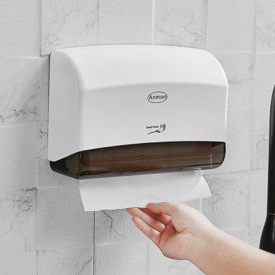 酒店擦手纸盒挂壁式卫生间纸巾盒壁挂式厕所抽纸盒免打孔干手纸盒,家装主材,卷纸器/纸巾架,淘宝优惠券,粉丝福利购,淘宝优惠卷
