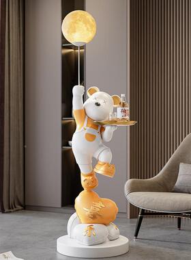 件暴力大熊摆客厅落地家装饰品居电视柜M75QW577旁大气上档次乔迁