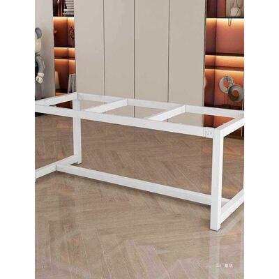 桌腿公支架办桌子电脑桌QRB架会金议茶几岩板餐桌桌属支架定制子