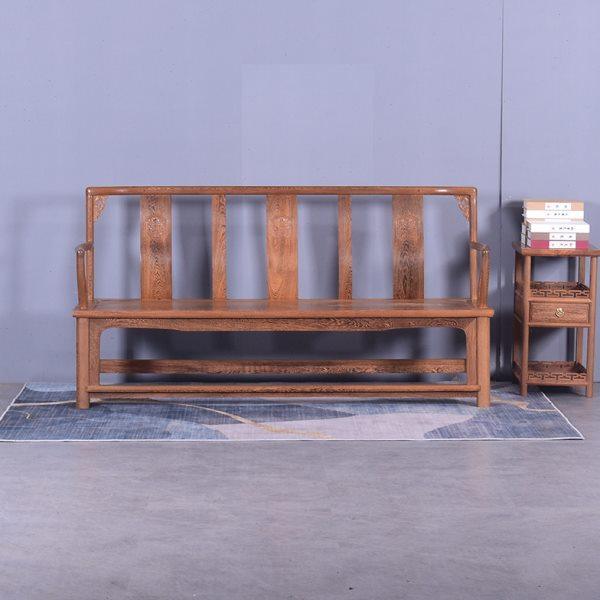 红木家具鸡翅木沙发椅实木客厅长椅三人中式双人位简约小户型原木,住宅家具,红木沙发,淘宝优惠券,粉丝福利购,淘宝优惠卷