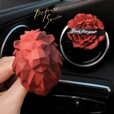 家有喜狮车载香薰高级感汽车出风口装饰车内饰品摆件扩Z香石礼物