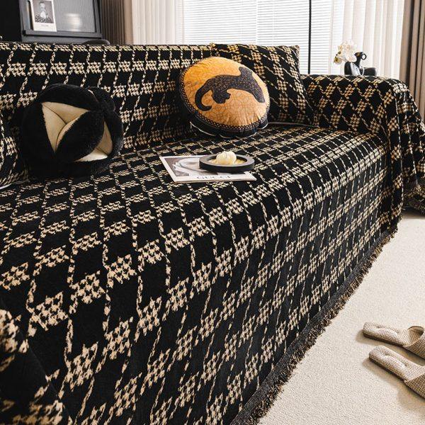 沙发盖巾全盖四季通用级感沙发坐垫盖布新款防滑沙发防尘罩全包,居家布艺,沙发垫,淘宝优惠券,粉丝福利购,淘宝优惠卷