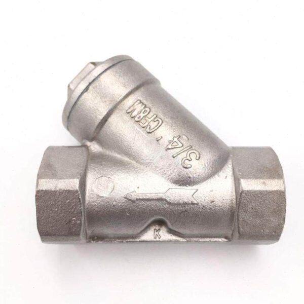 201/304不锈钢内螺纹过滤器 Y型丝口过滤器DN15 20 25 32 40 50