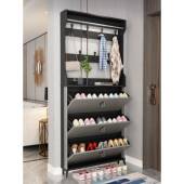 鞋 体入户翻斗收纳柜衣帽架一靠小窄 柜985家用门墙口2205新款