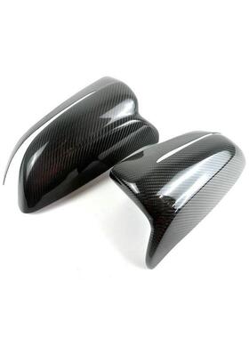 适用于18F-24宝马M58Mf90后F9192碳48纤维改装视镜罩倒车镜贴