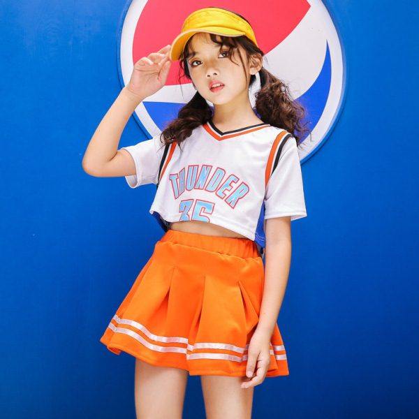 儿童啦啦操服中小学生校园运动会拉拉队表演服男女童团体操演出服