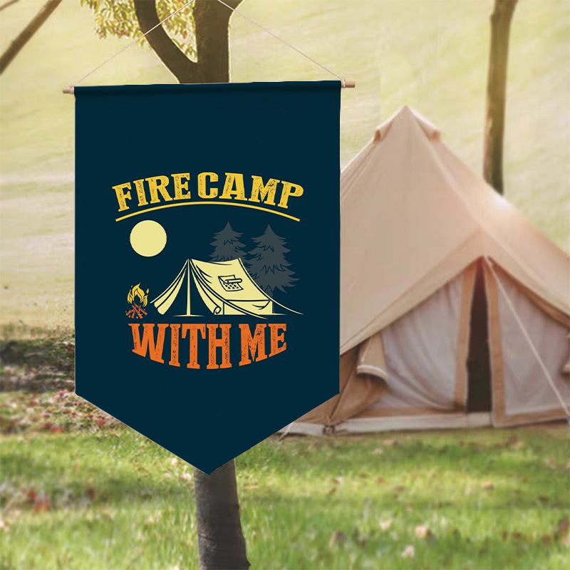 户外营地旗定制盾旗野炊派对装饰B三角旗天幕挂旗露营氛围旗帜定