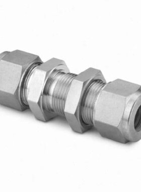 世伟洛克SS-4M0-61不锈钢卡套管接头穿板联合接头4 mm 卡套管外径