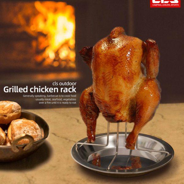 烤鸡炉子羊腿鸡腿家用烧烤架子户外烤羊烤鱼野外烤肉串商用烤肉架
