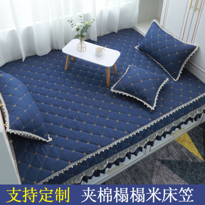 支持定制榻榻米专用床笠一面裙可订做棕垫保护Q套踏踏米单床盖床
