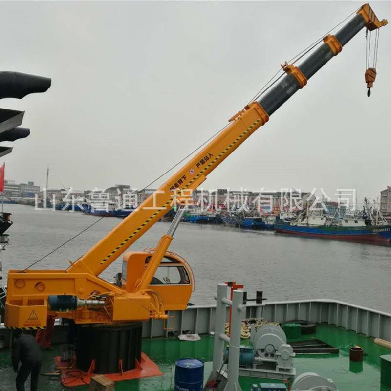 船吊起重机n6吨8吨船用吊机港口固定吊n克令吊船尾吊