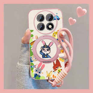 适用动物城朱迪oppok13s手机壳女卡通k12新款k11磁吸K9S小羊皮R17全包防摔R15可爱0pp0k10活力版挂绳保护套