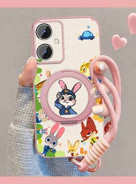 适用动物城朱迪红米note12手机壳女卡通RedmiNote12pro新款可爱turbo磁吸12rpor小羊皮保护套全包防摔挂绳