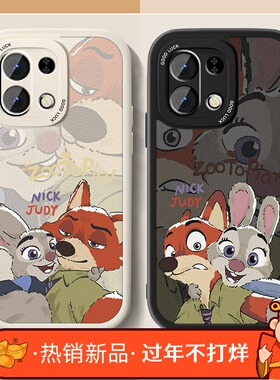 疯狂朱迪适用oppok12手机壳新款plus女小羊皮0pp0k10pro卡通k11x防摔男por尼克活力版动物城opop动漫小众套