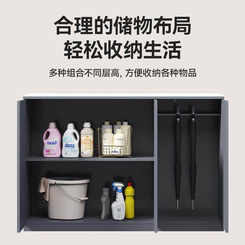铝合阳金外别墅栅门口户储物柜庭铝合金储院台收纳柜防水防晒新中