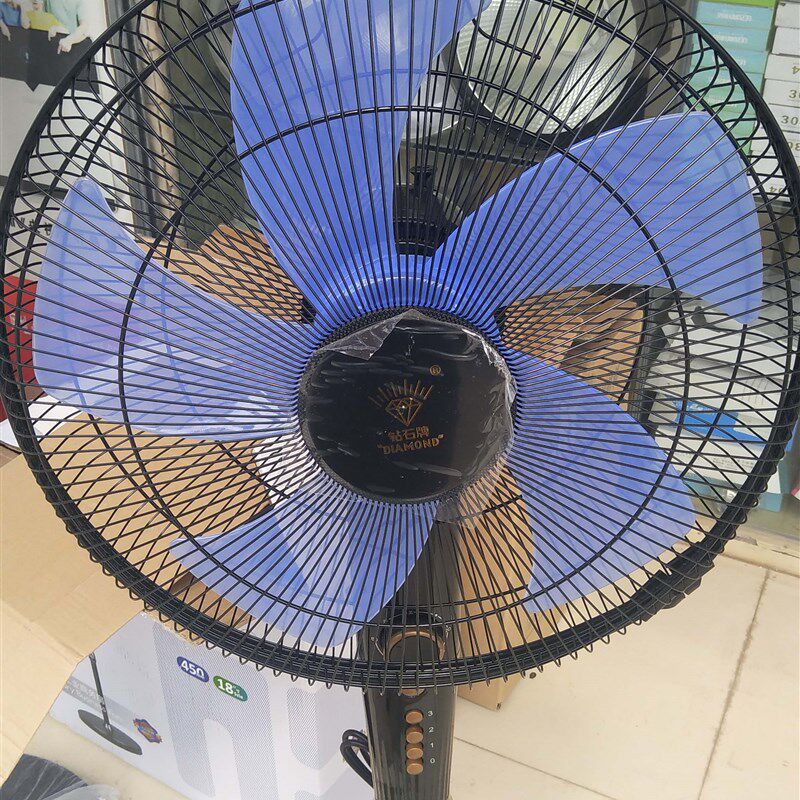 钻石老品牌家用落地扇胶叶超静音/400落地扇/纯铜线电机 55w