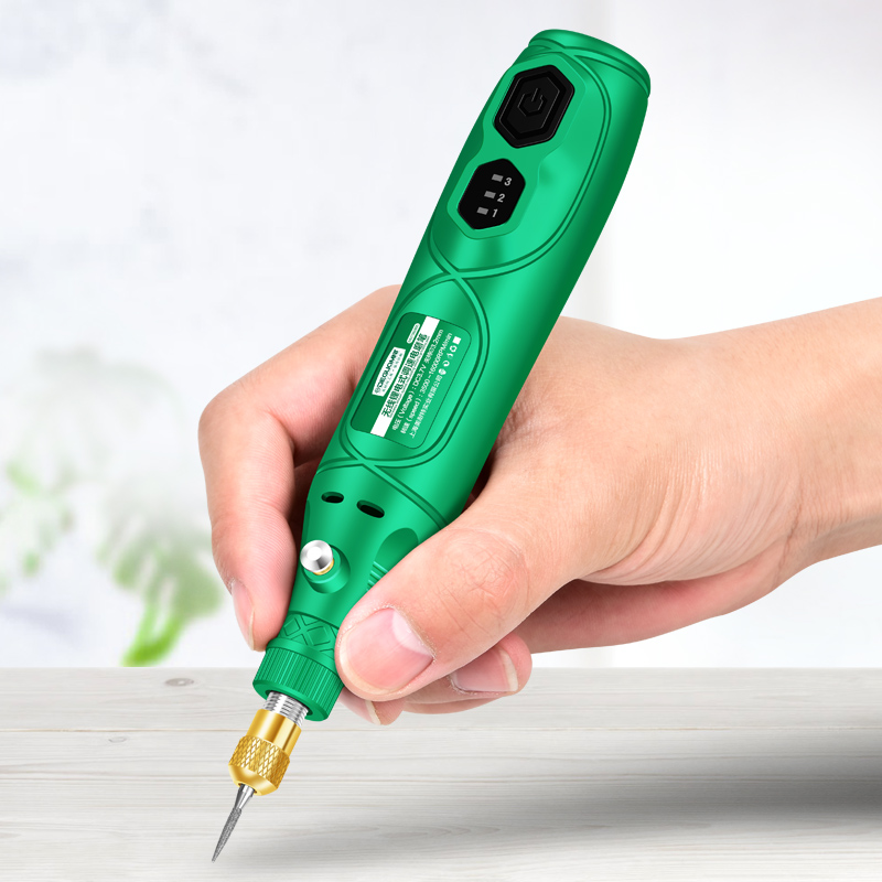 充电式打磨机电动微雕小型抛光切割雕刻工具迷你电钻调速电磨机