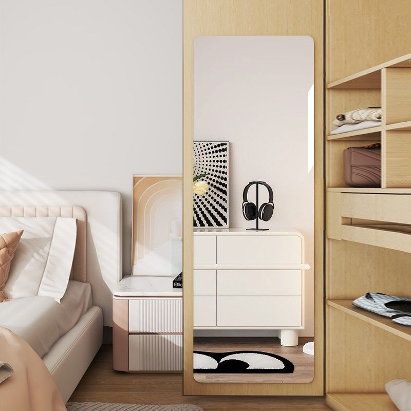 全身穿衣镜衣柜镜子内装贴柜门粘贴试衣镜宿舍贴墙自粘隐形贴片镜