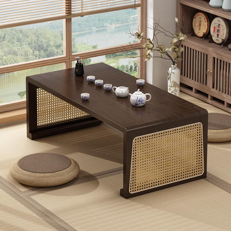 飘窗小桌子家用炕桌非实木榻榻米茶桌可折叠茶几日式网红窗台矮桌