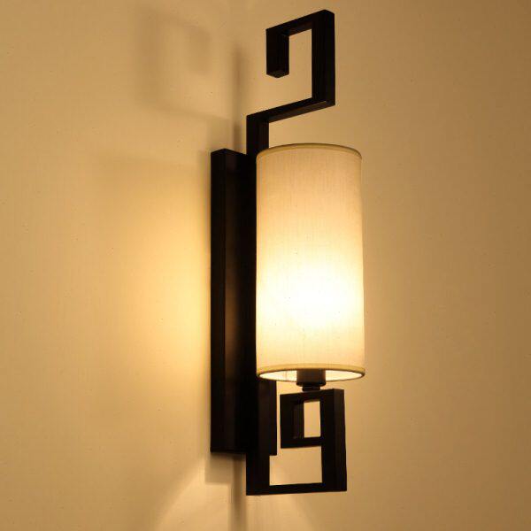 新中式复古创意装饰壁灯卧室床头灯酒店会所别墅走廊过道楼梯壁灯