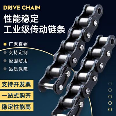 工业链条3分06B4分08B5分10A6分12A1寸16A20A32A单双三排传动链条