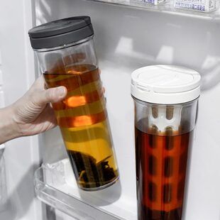 WATCHGET 咖啡冷萃瓶 家用冷泡咖啡壶密封塑料冷萃茶瓶可拆卸滤网
