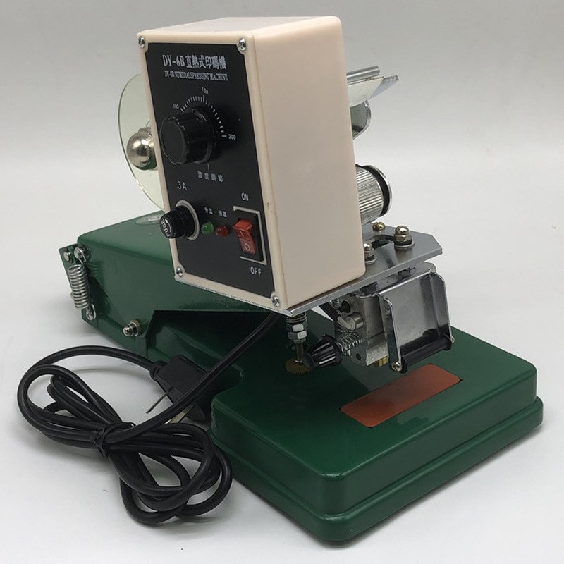 DY-6B恒温型直热式色带手动打码机生产日期钢印机仿喷码机包邮