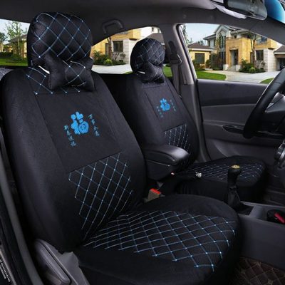 雷军L3L5瑞易R3R5S6V6V7S8电动四轮汽车全包专用四季布艺坐垫座套