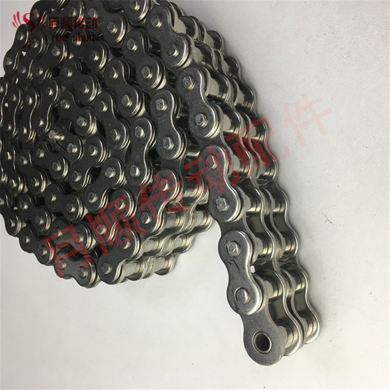 短节距双排不锈钢滚子链 06C 08AB 10AB 12AB 16ASB 20AB-2重型链