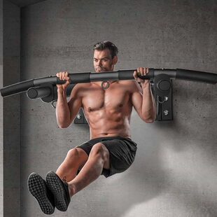 萨默斯引体向上架钉墙打孔墙上单杠引体向上器壁安全家用室内双杆