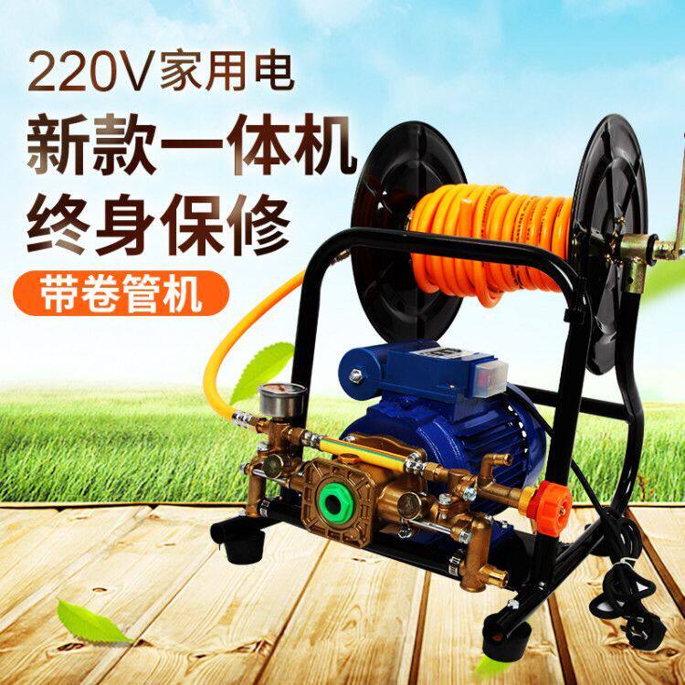 电动喷雾器打药机农用高压农药喷晒器家用雾化喷雾机柱塞水泵新式