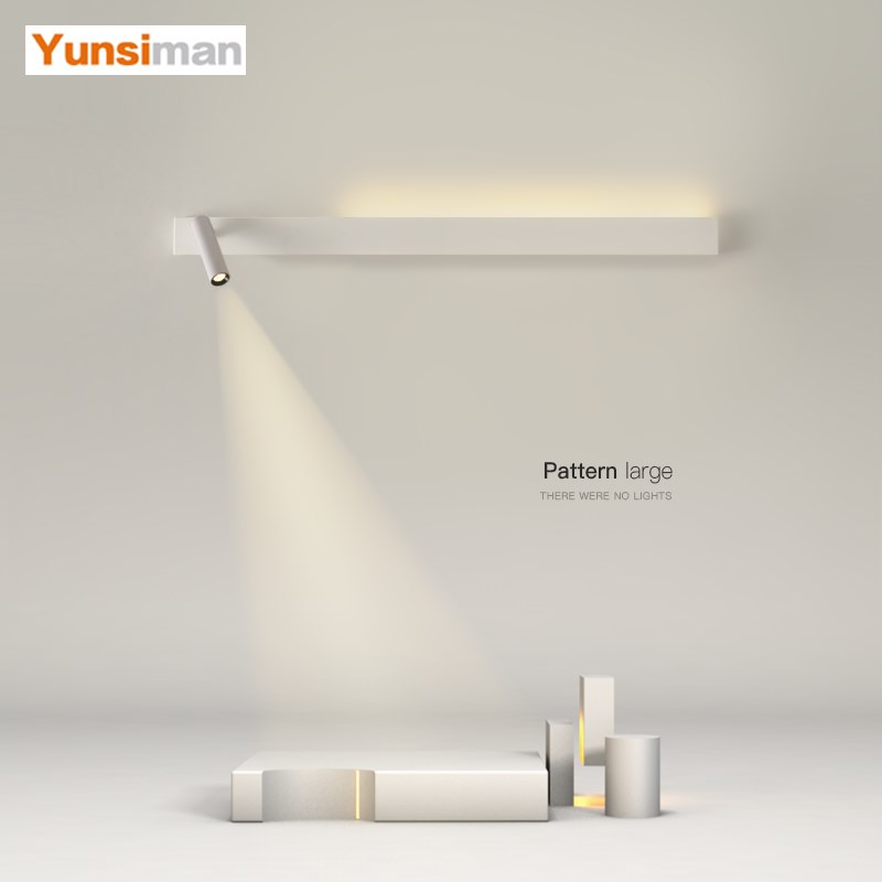 韵丝蔓现代简约客厅长条壁灯创意线性led沙发背景墙卧室床头灯具