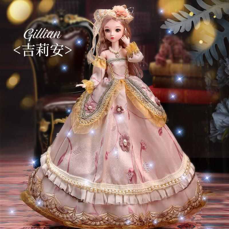 60厘米巴比娃娃套装超大号小女孩玩具公主换装洋娃娃女童生日礼物
