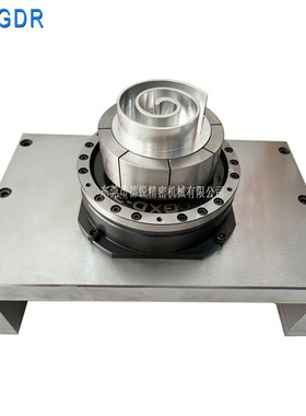 高精密膜片气动夹头GXD-30压缩机涡旋盘动盘静盘夹持铣削空压卡盘