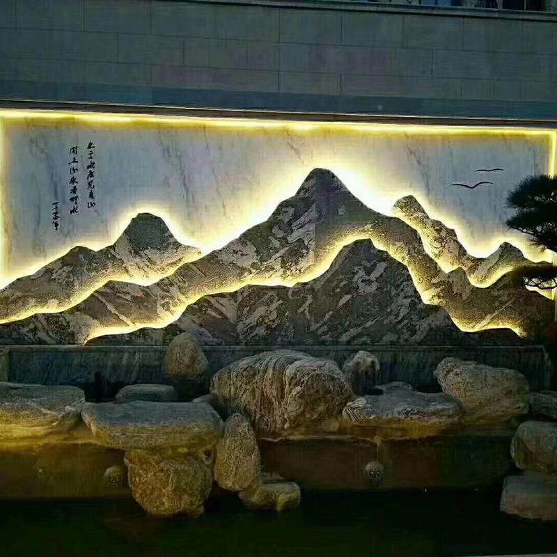 泰石景观雪浪石林自然石026组合假山石门石牌石园风景山石切片