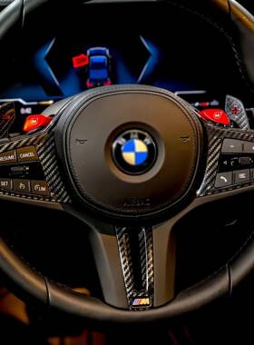 适用新款宝马G20819盘底盘方向碳纤维盖板改装I8D678饰6板123457X