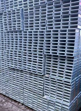镀锌方管热浸锌方通方矩管黑管冷镀锌管40*40*2.050*5