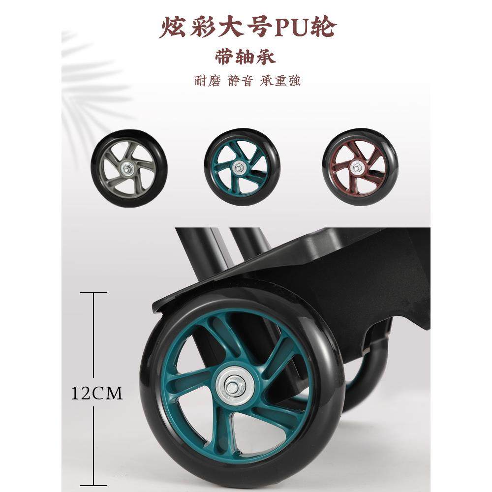 1VPR购物车买菜小拉车家用拉杆车快递推车拖车超市折叠便携拉货手